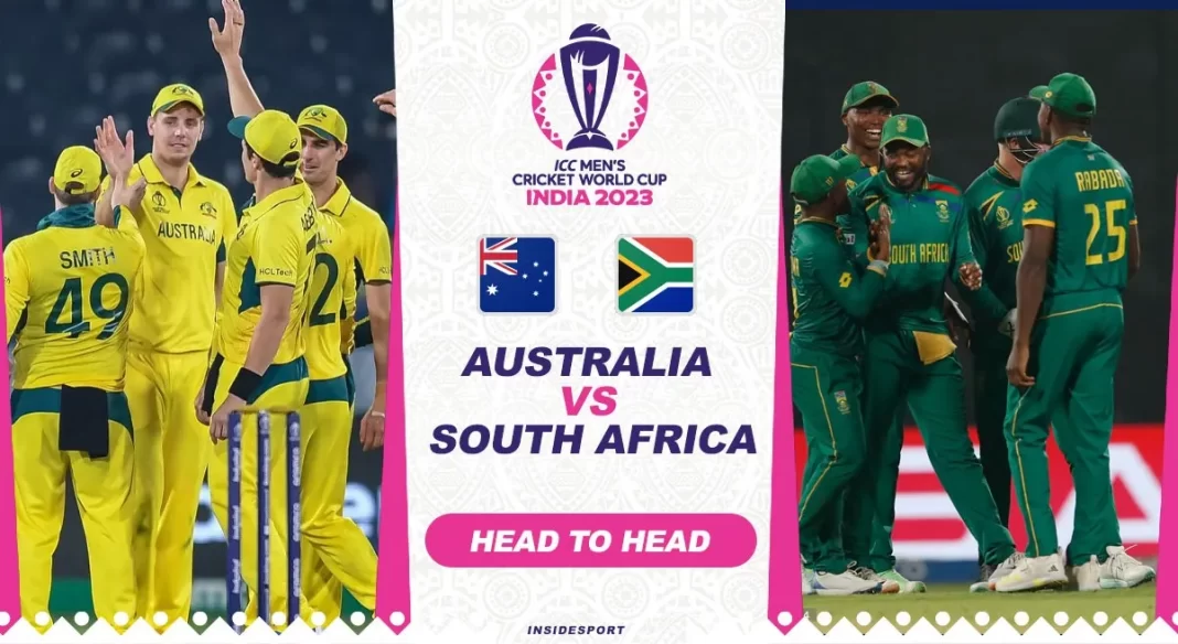 Australia vs South Africa Live Match Score ICC World Cup 2023, Highlights