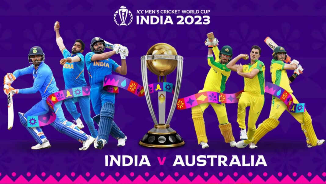 Australia vs India ICC world cup 2023 live match score