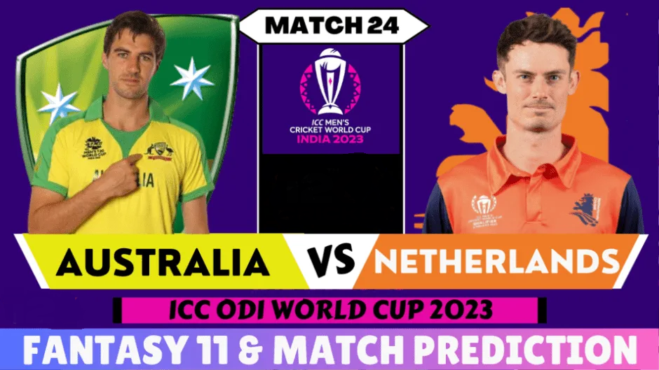 Australia vs Netherlands, 24th Match ICC World Cup 2023