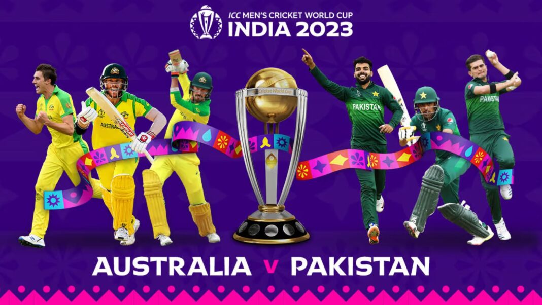 Australia vs Pakistan Live Match ICC Cricket World Cup 2023,