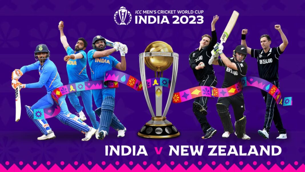 India vs New Zealand Live Cricket Score ICC World Cup 2023