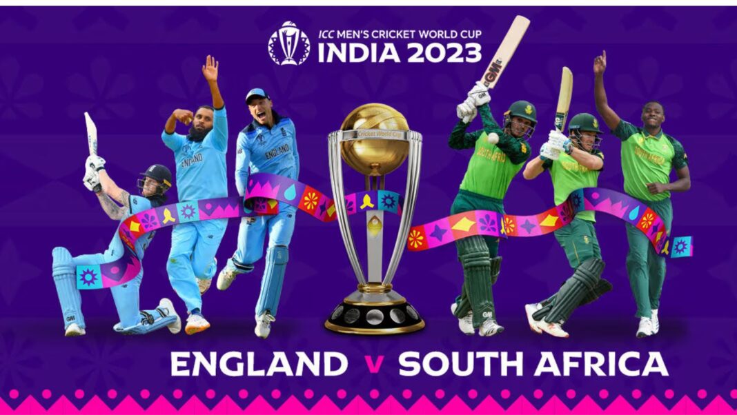 England Vs South Africa Live Score ICC World Cup 2023