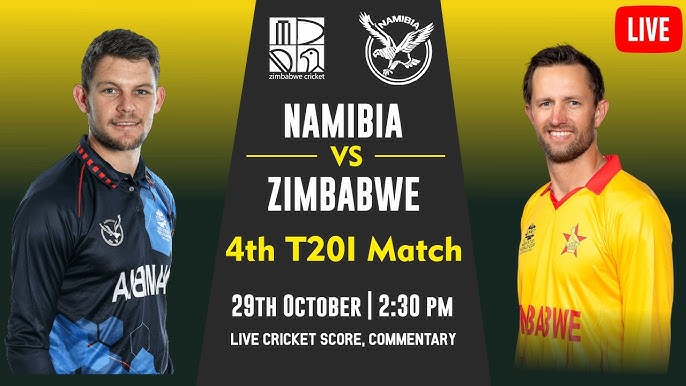 Namibia vs Zimbabwe 4th Match Live Score T20I